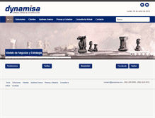 Tablet Screenshot of dynamisa.cl